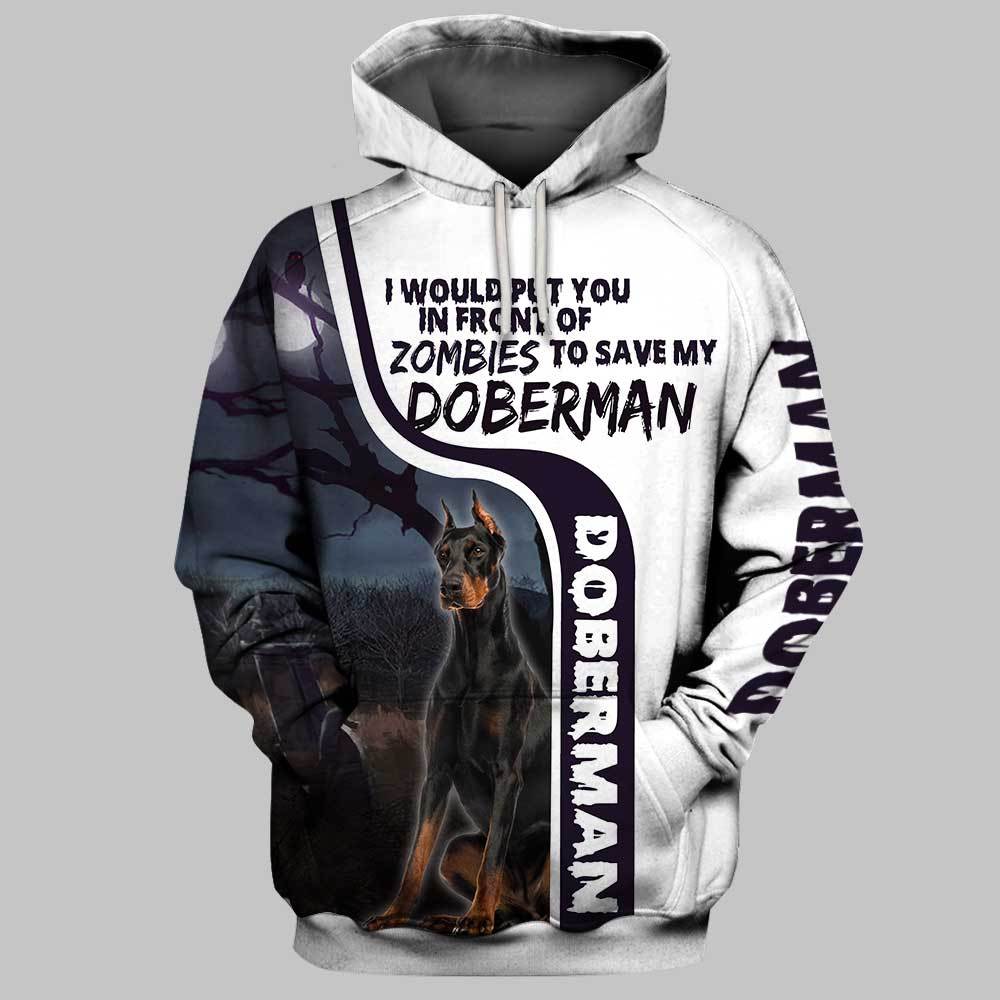 Doberman X Halloween 3D Full Printing