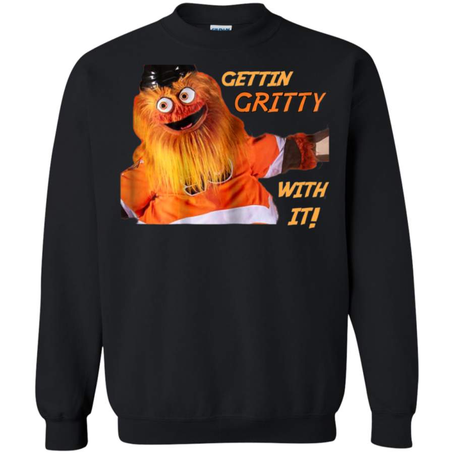 AGR Gettin Gritty With It Flyers Mascot Philly Sweatshirt