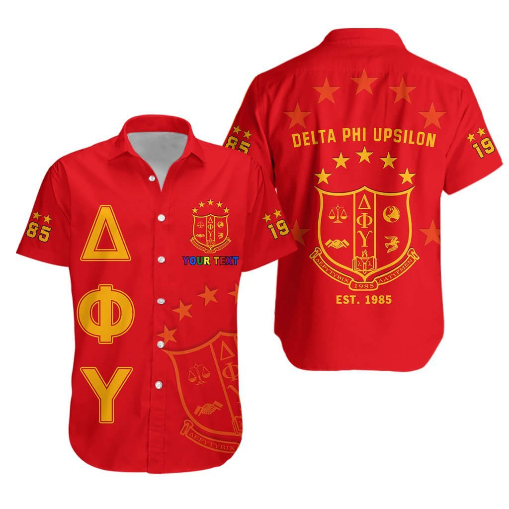 (Custom Personalised) Delta Phi Upsilon Hawaiian Shirt Pride Lt13