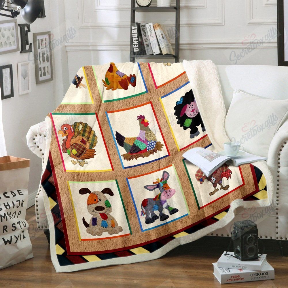 Animal 01 Gs-Ld0909 Fleece Blanket