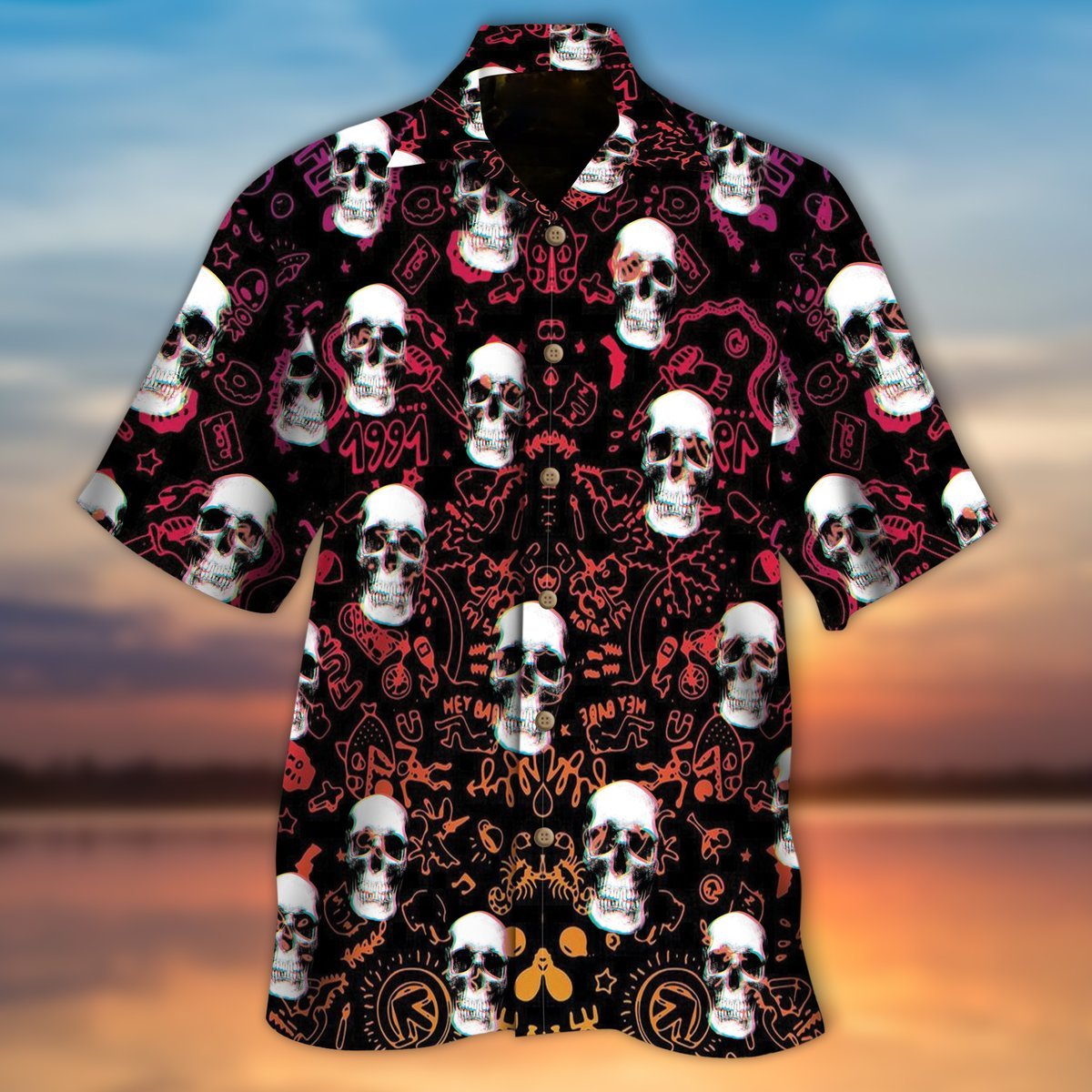 Skull Hawaii Shirt Unisex Adult Ha109244