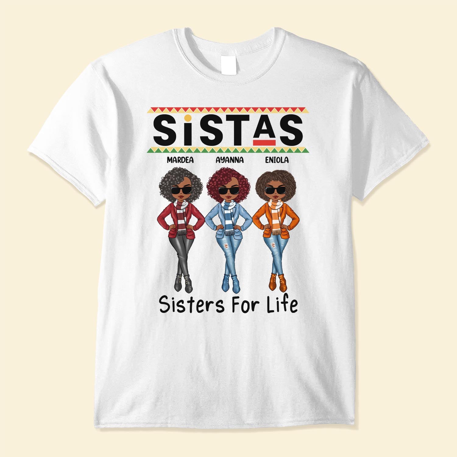 Sistas – Personalized Shirts – Gifts For Black Girls