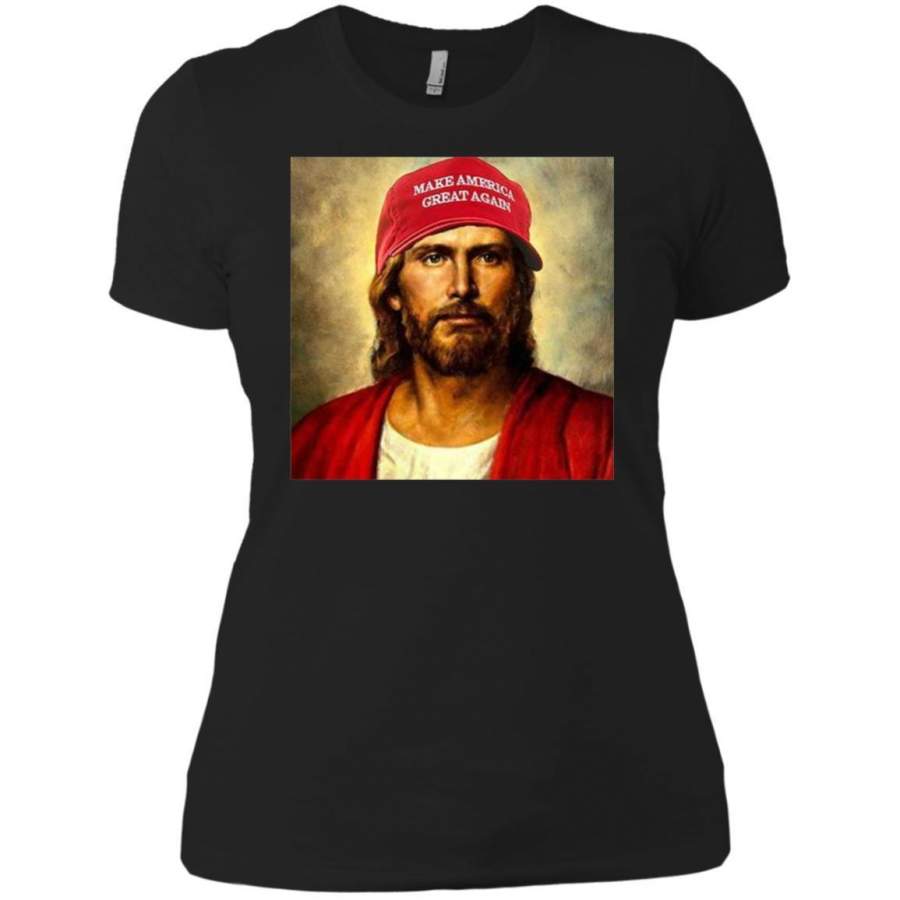 AGR Jesus Make American Great Again Shirt Ladies’ Boyfriend