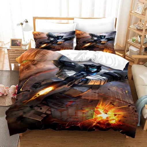 Transformers 28 Duvet Cover Pillowcase Home Decor 3D Bedding Set 4596