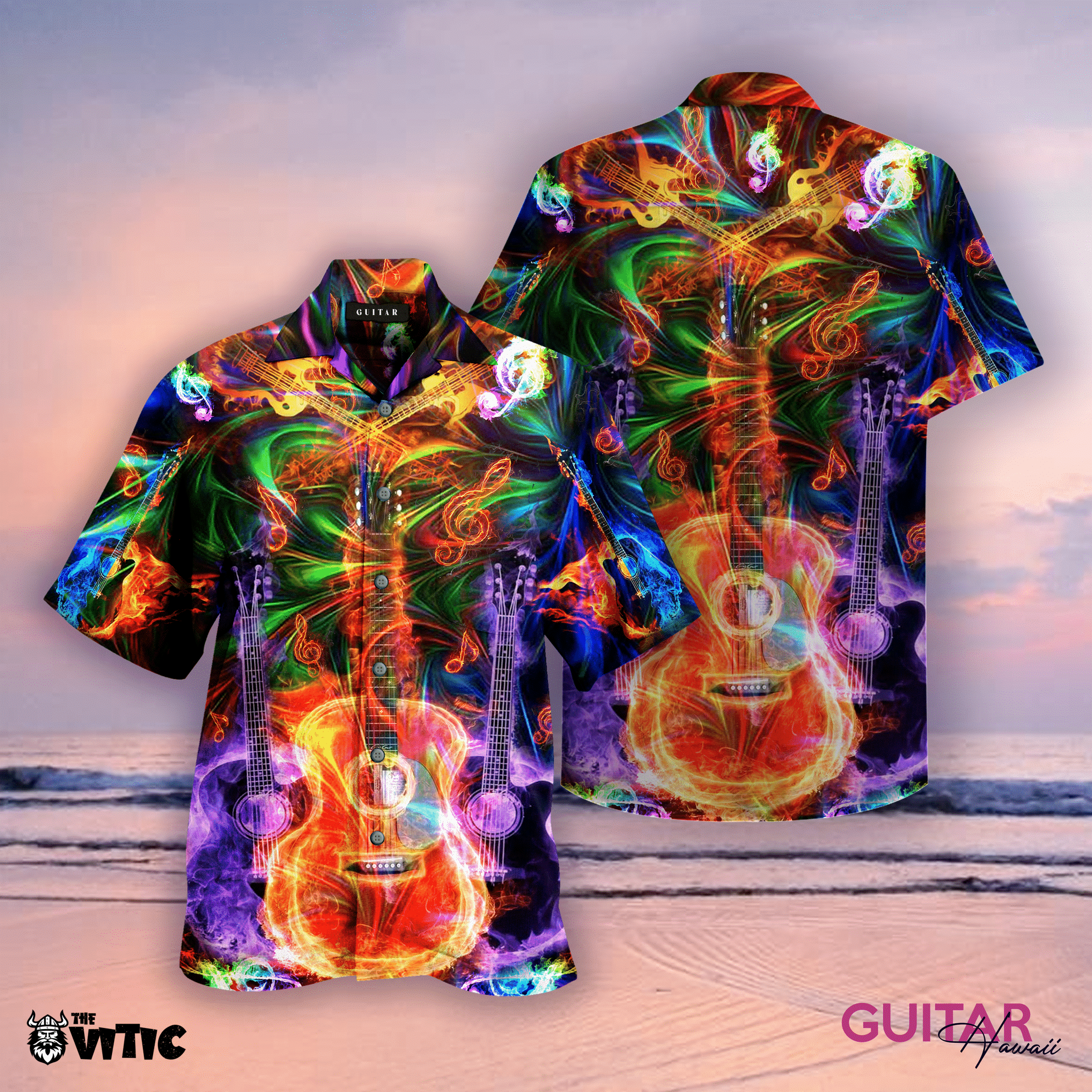 Amazing Guitar Unisex Hawaii Shirt For Men And Women Ha105975