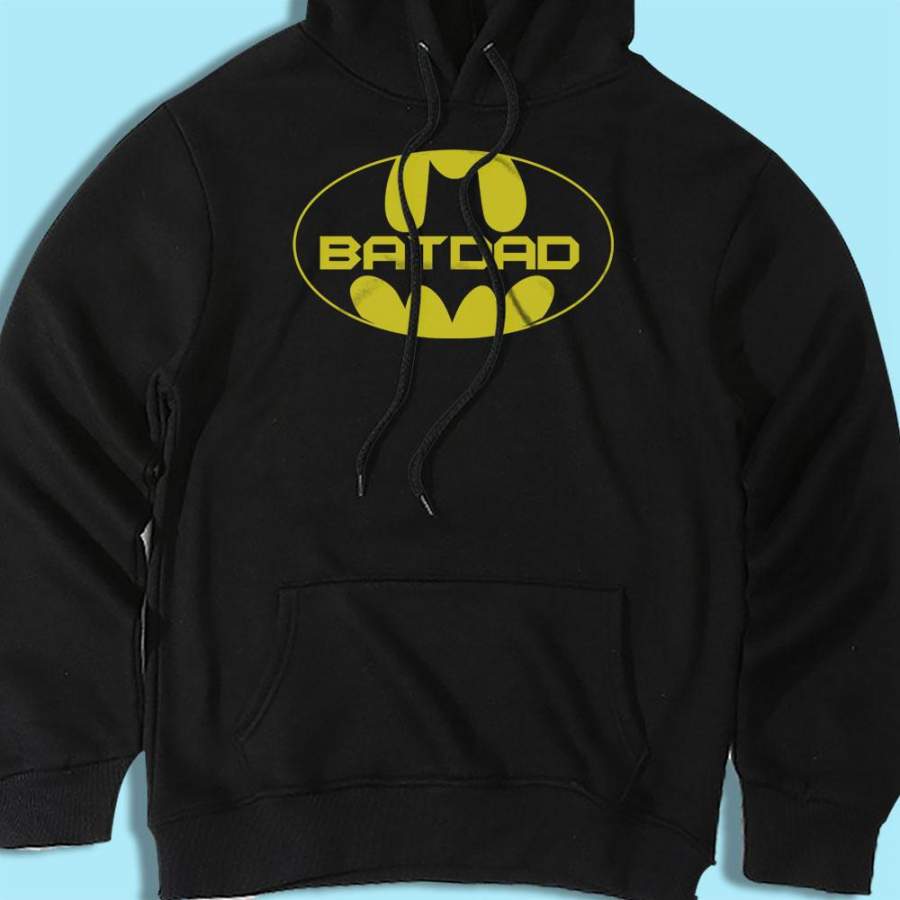 Bat Dad Batman Superhero Daddy Super Dad Fathers Day Men’S Hoodie