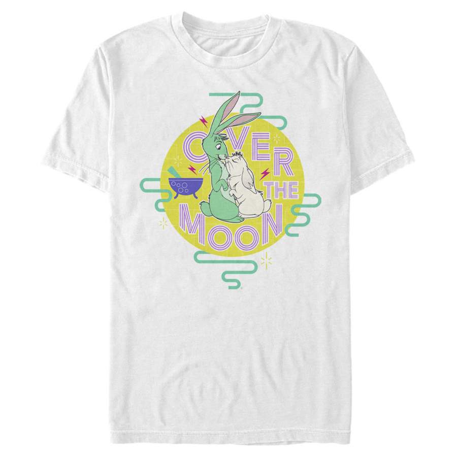 Over the Moon Men’s Bunny Love  T Shirt