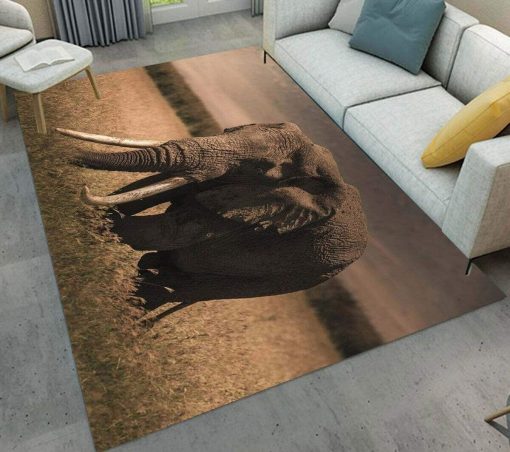 African Elephant Sku 265499 Area Rug Living Room Rug Home Decor Carpets