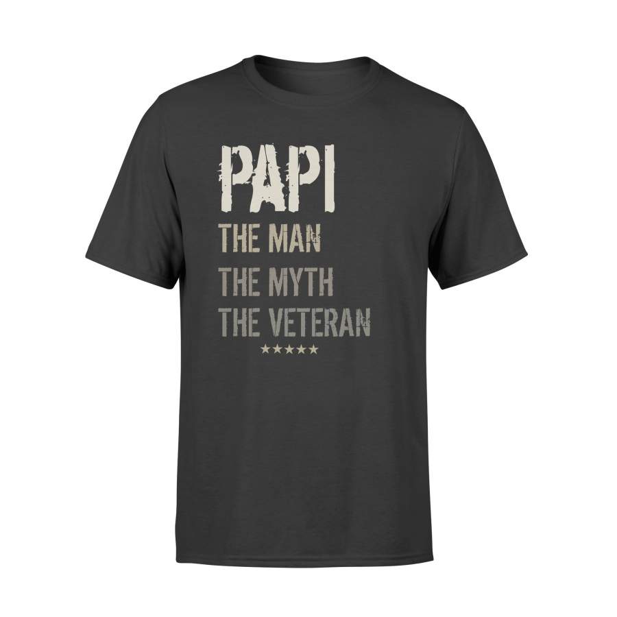 YOLOstuff papi the Man the Myth the Veteran T-shirt