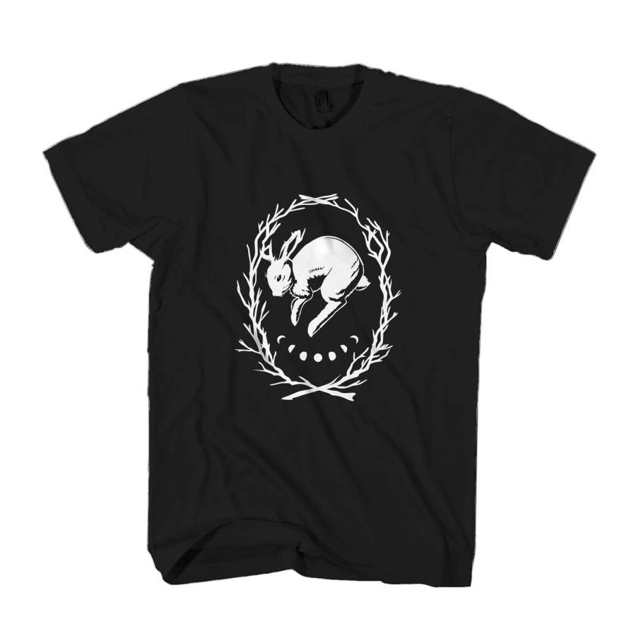 Black Jackalope Rabbit Occult Man’s T-Shirt