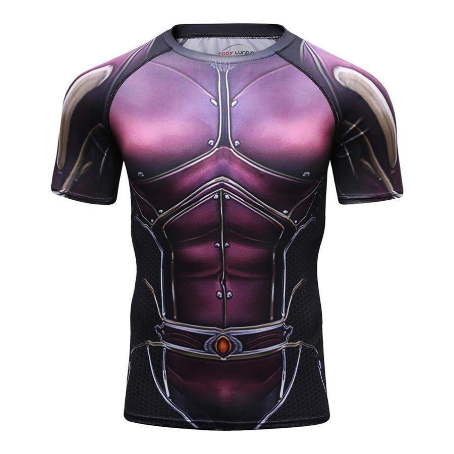 Ant-Man 2 Superhero THE WASP Short Sleeve Compression Shirt for Men