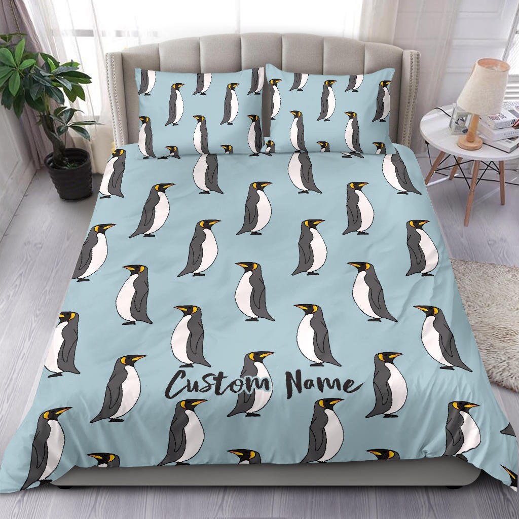 Penguins  Bedding Set – Penguins Bed Cover – Penguins Duvet Cover and pillow Covers