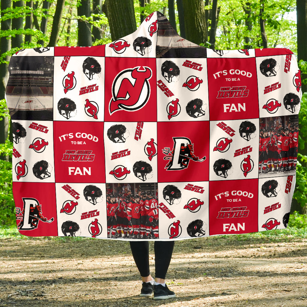 Its Good To Be A New Jersey Devils Fan Gift For Fan 3D Full Printing Hooded Blanket 6386