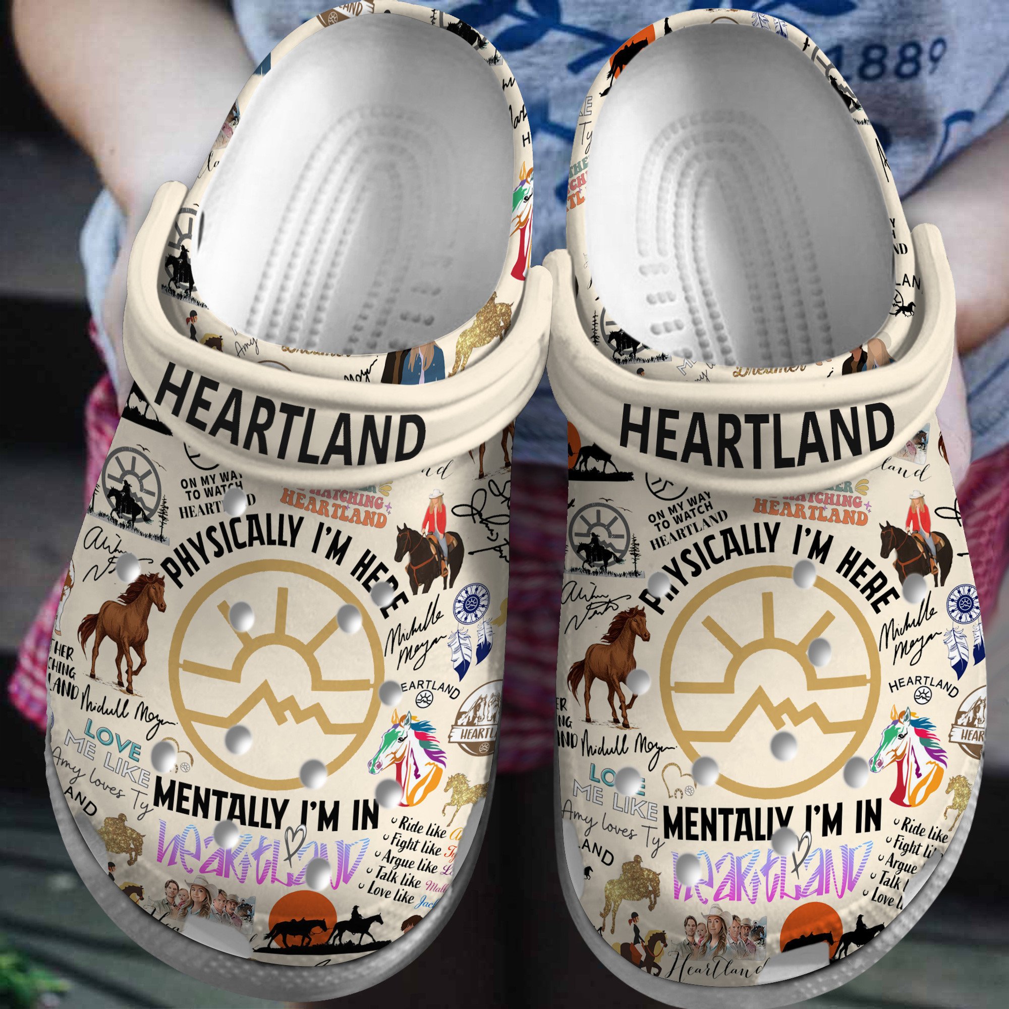 Heartland Tv Series Crocss Clogs For Men Women And Kid Ht1706112177