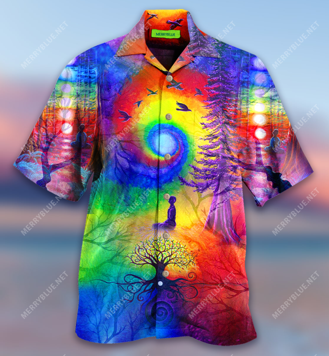 Meditation Is Being In Tune With Your Inner Universe Unisex Hawaii Shirt Ha90677