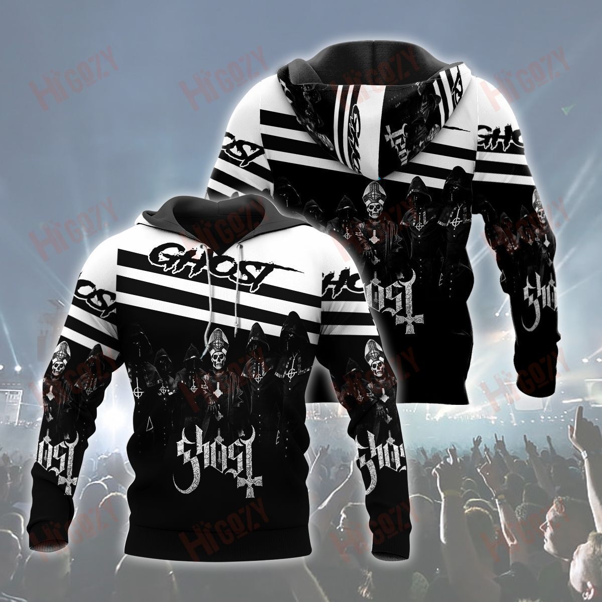 Baeelly™ Ghost Hoodie 3D – Mtg4