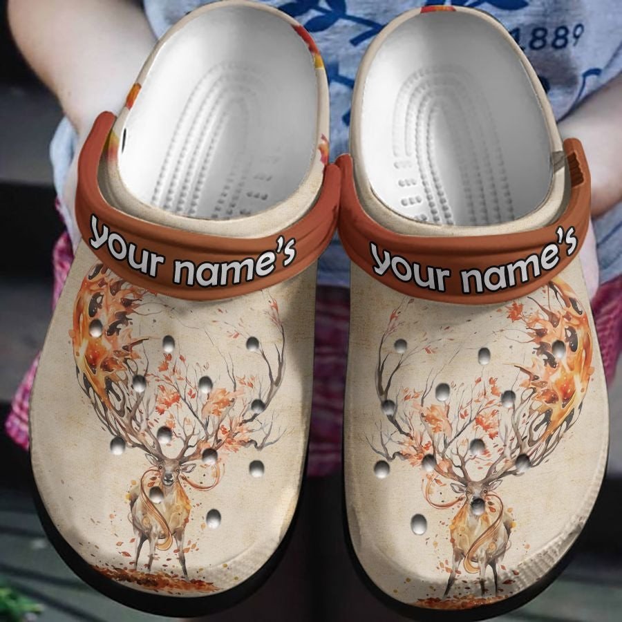 Beautiful Horn Personalized Crocs Clog Shoe Birthday Gift For Men Women – Gigo Smart