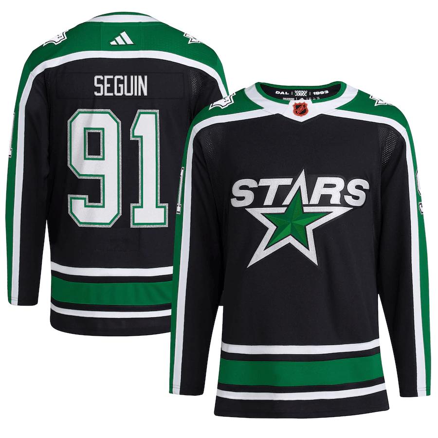 Tyler Seguin 91 Dallas Stars Reverse Retro 2.0 Jersey – Black