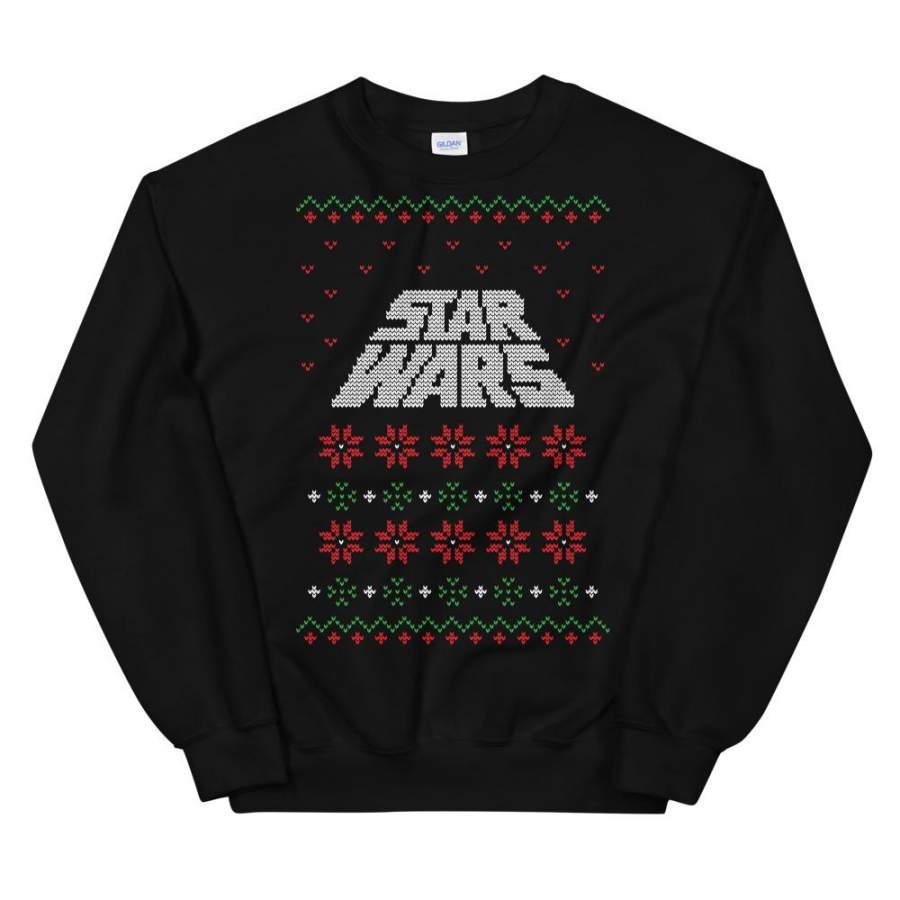 War Of The Star Logo Transparent For Christmas Ugly Sweater Design Unisex Sweatshirt