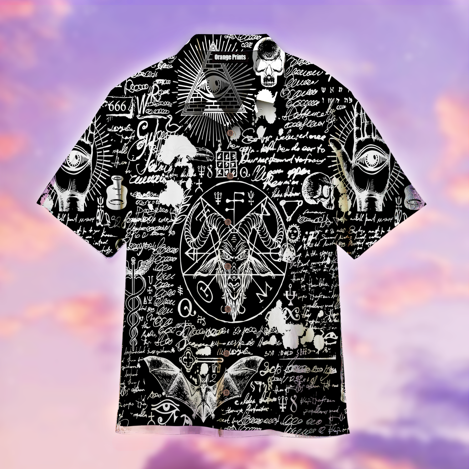 Occultism Satanic Goth Aloha Hawaii Shirt For Men Women Ha20293