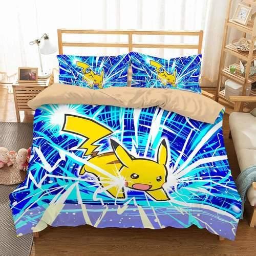 3D Customize Pokemon Go Bedding Set Duvet Cover Set BedroomSet 1