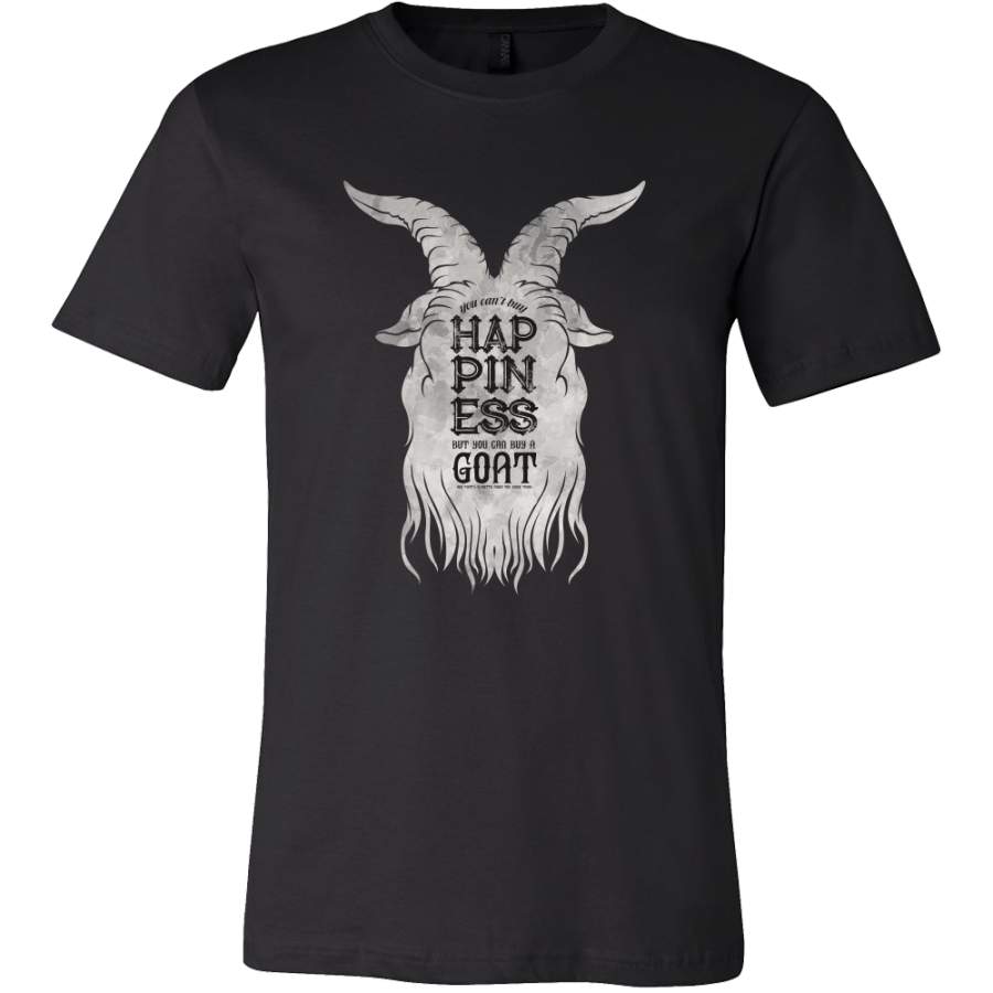 You Can’t Buy Happiness But You Can Buy A Goat Farm Animal Silhouette T-Shirt