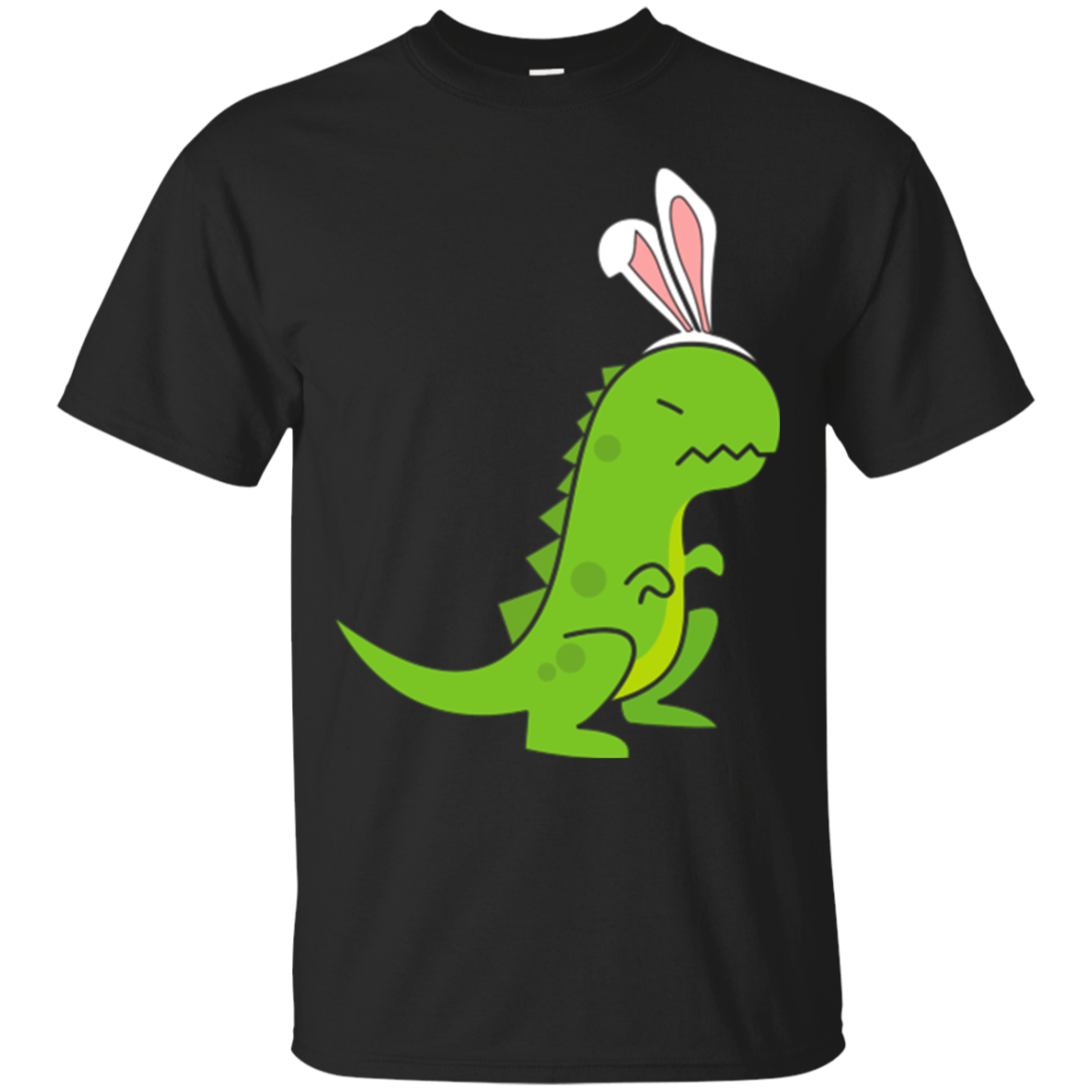 Dinosaur Bunny Ears Easter April Fools Day T-Shirt