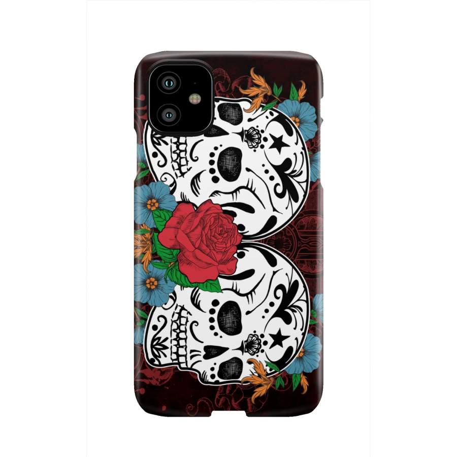 Twin Sugar Skull Phone Case