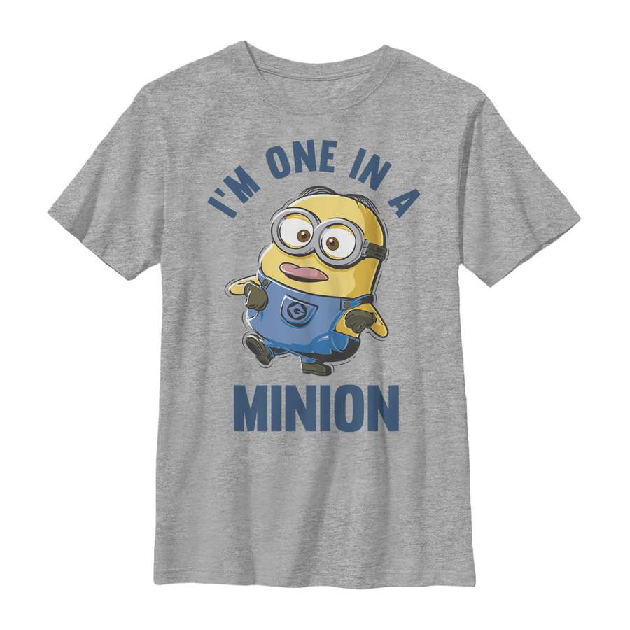 Despicable Me Boy’s I’m One in Minion  T Shirt