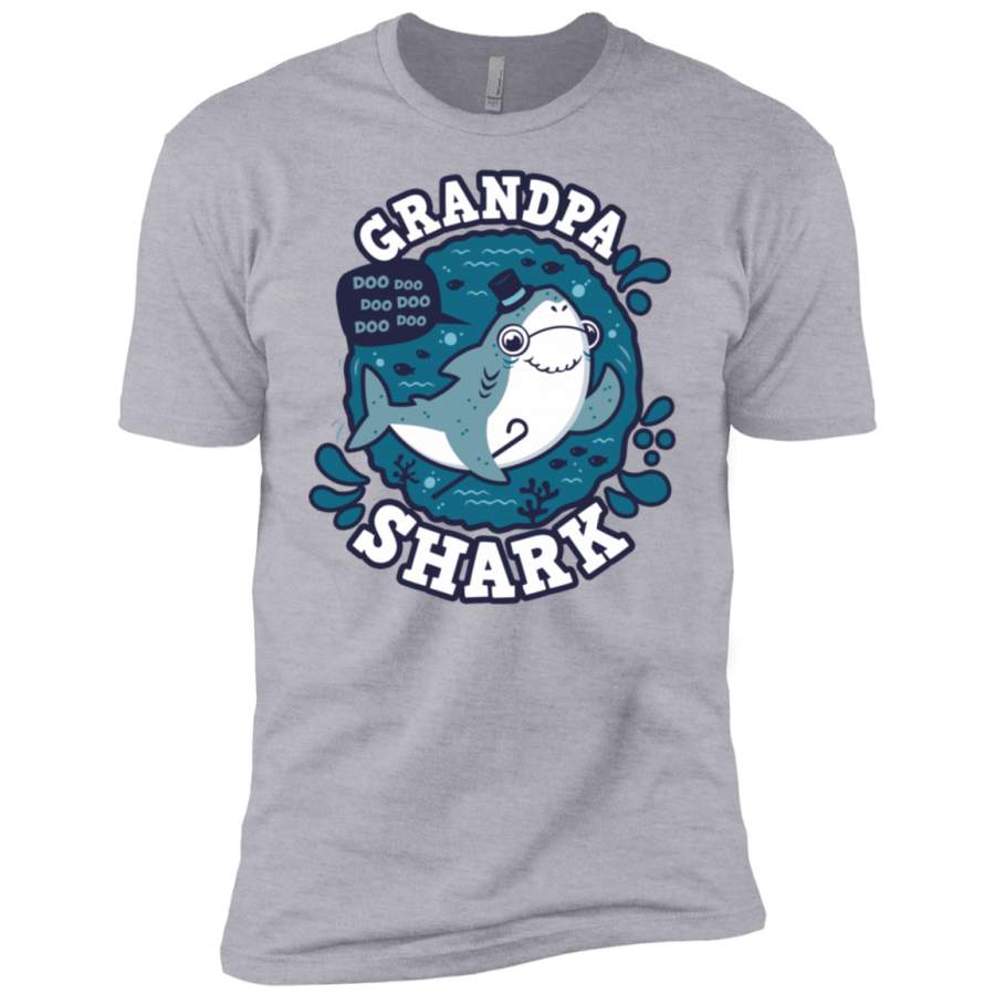 Shark Family trazo – Grandpa Men’s Premium T-Shirt