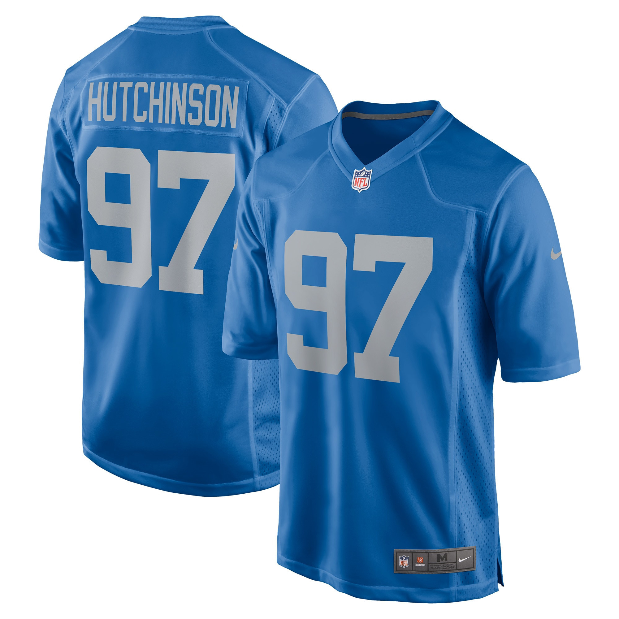 Aidan Hutchinson Detroit Lions 2022 NFL Draft First Round Pick Alternate Game Jersey – Blue NFL