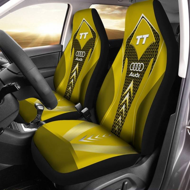 Audi TT LPH Car Seat Cover (Set of 2) Ver 1 (Yellow)