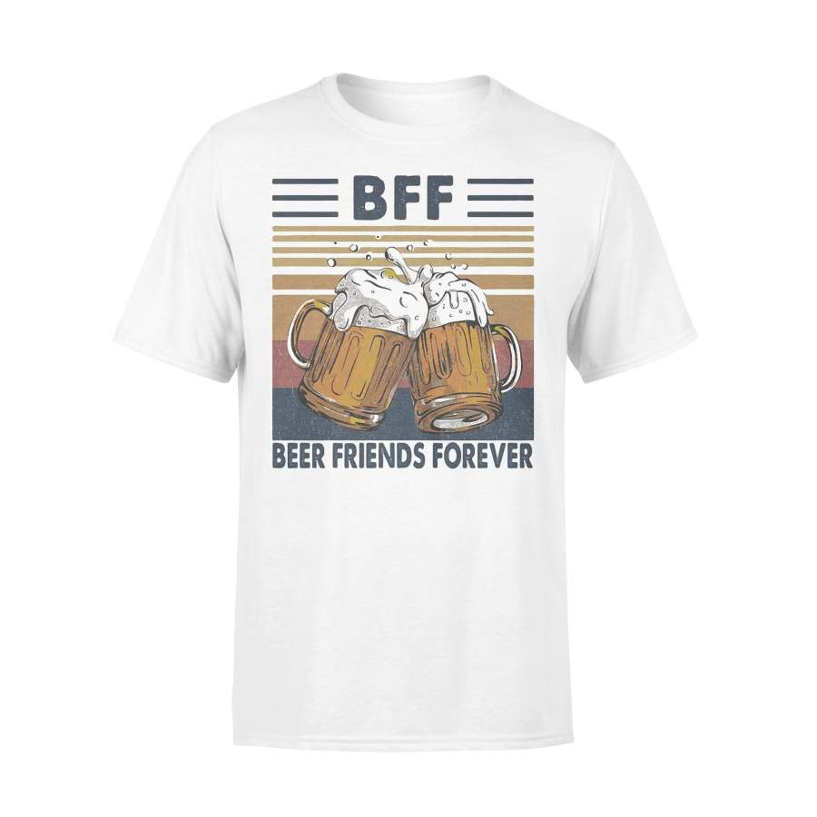 Bff Beer Friends Forever Vintage Retro T-Shirt