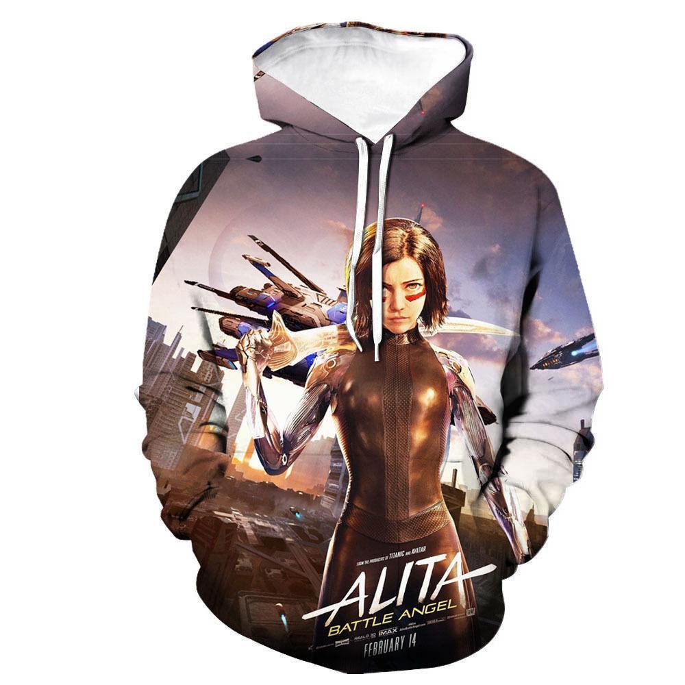 Alita Hoodie – Battle Angel Pullover Hoodie Csos953