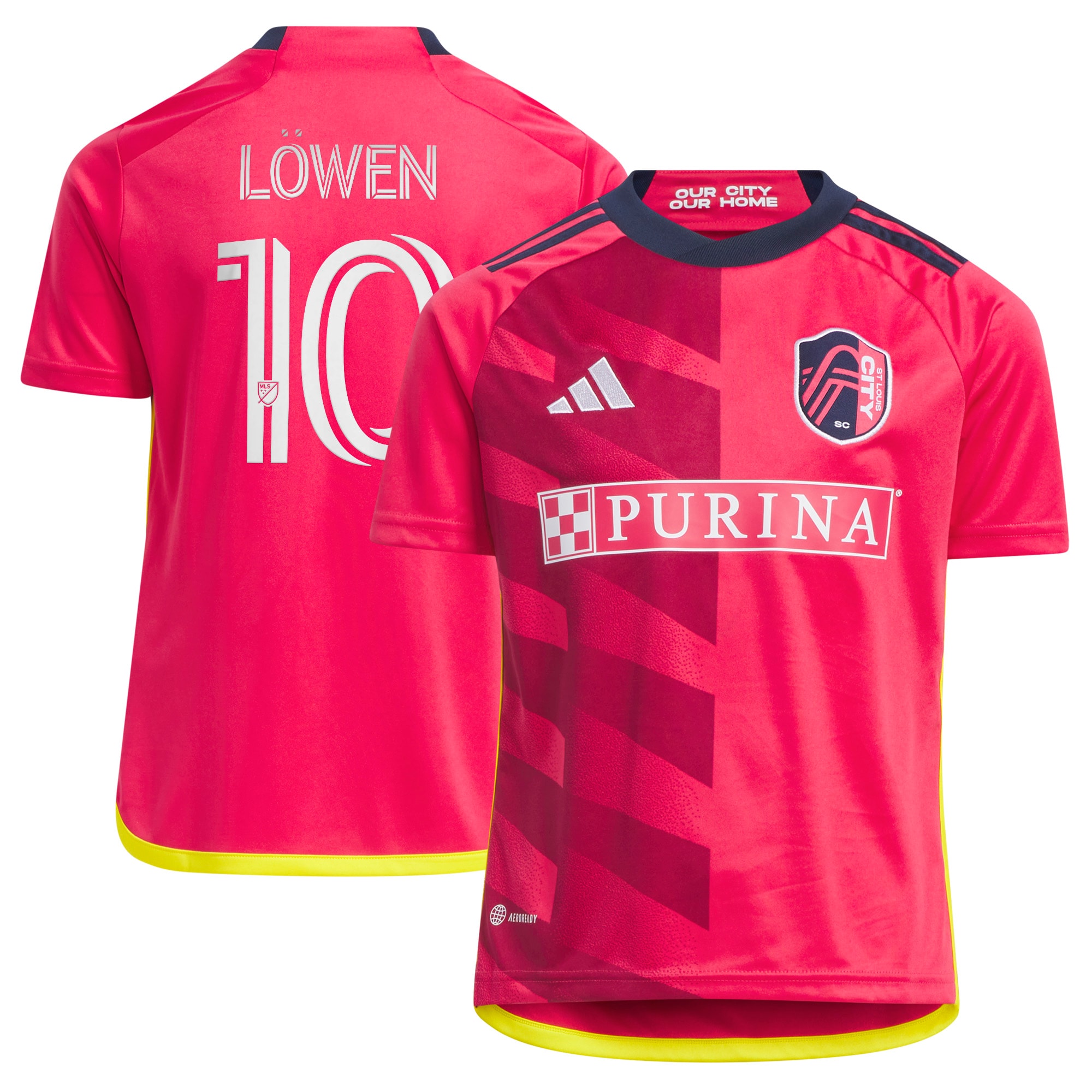 Eduard Löwen St. Louis City SC Youth 2023 CITY Kit Replica Jersey – Red