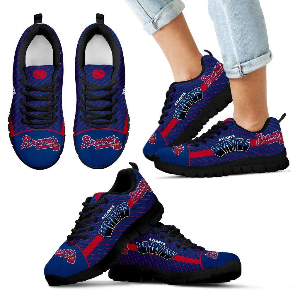 Atlanta Braves Sneakers Lovely Stylish Fabulous Little Dots Running Shoes For Men Women