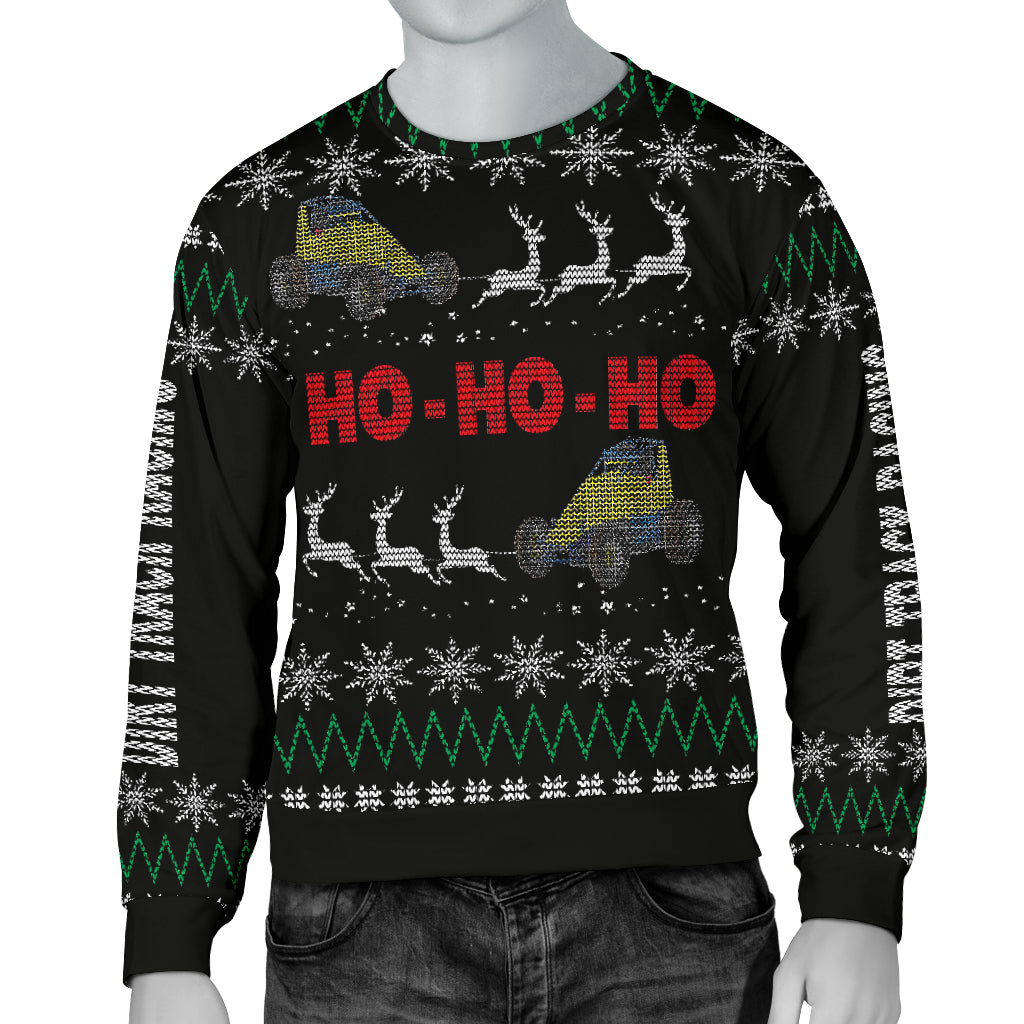 Sprint Car Non-Wing Men’S Ugly Sweater