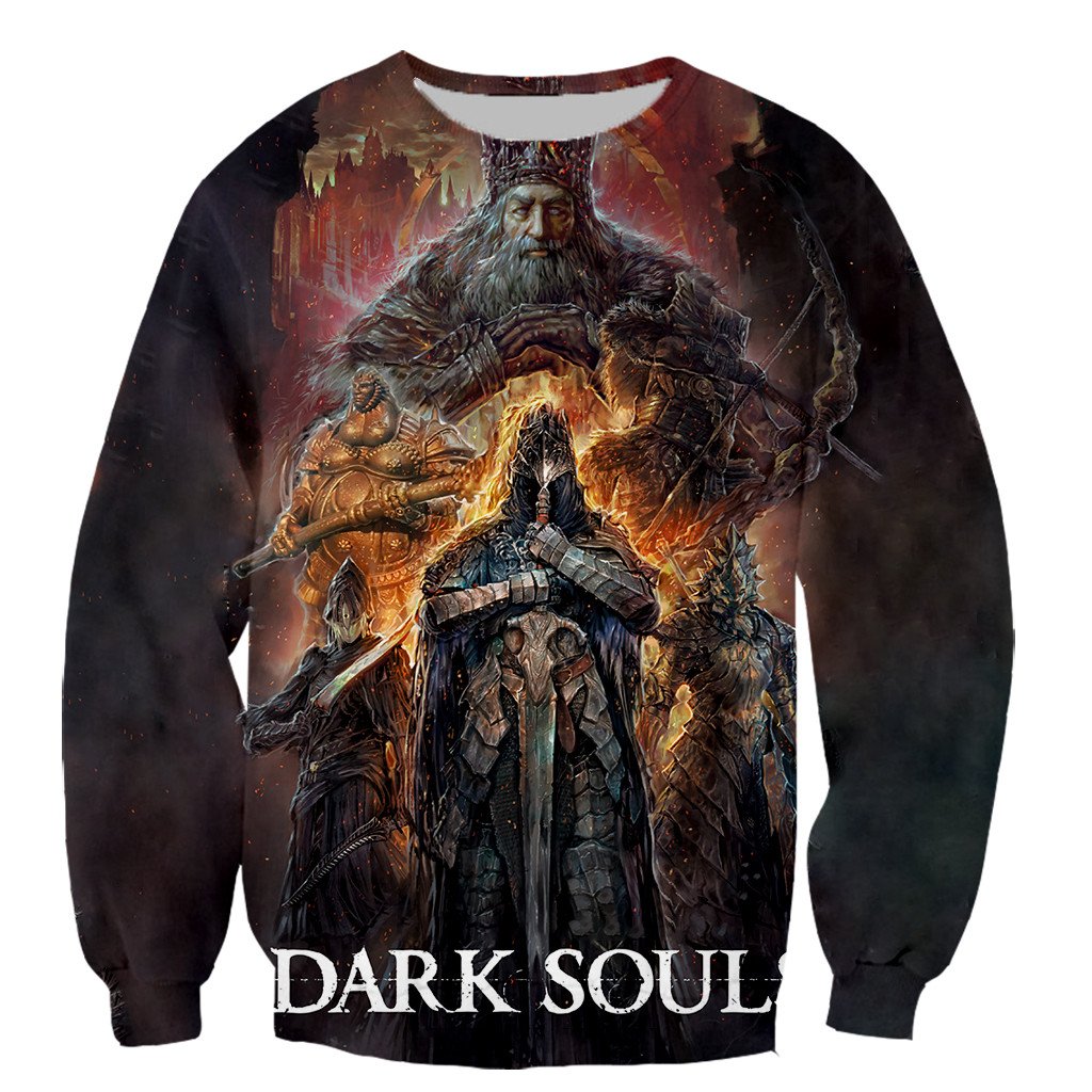 Dark Souls 3D Print Sweatshirts Donuink Store