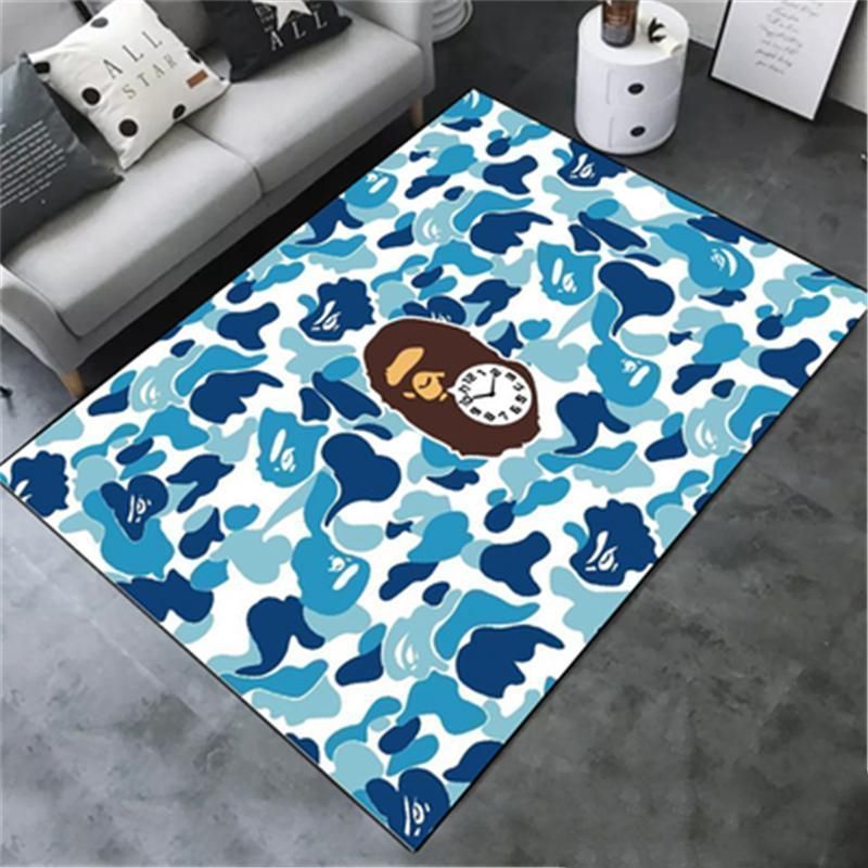 BAPE Area Rug, Hypebeast Carpet, Luxurious Fashion Brand Logo Living Room Rugs Floor Decor 2004205