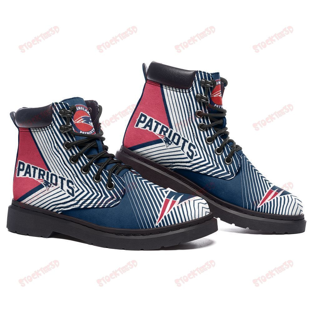 New England Patriots Boots – Premium Shoes/ Premium Leather Boots – Gift For Sports Lovers 51