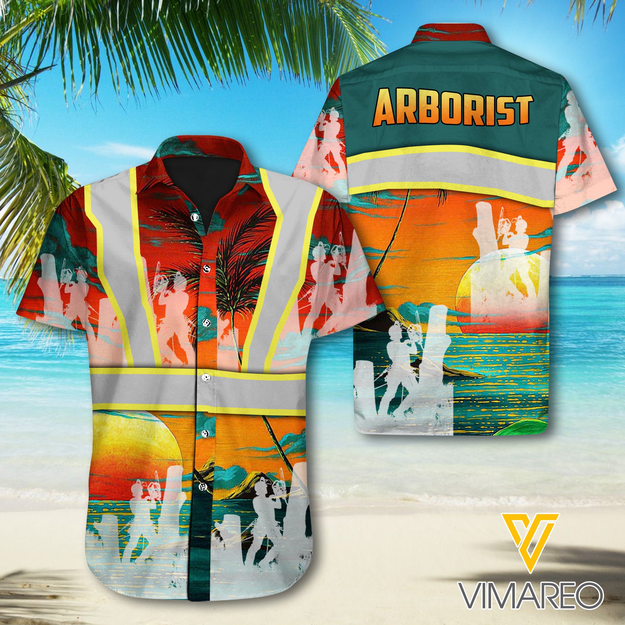 Arborist Art Printed Hawaiian Shirt Mq Ha105836