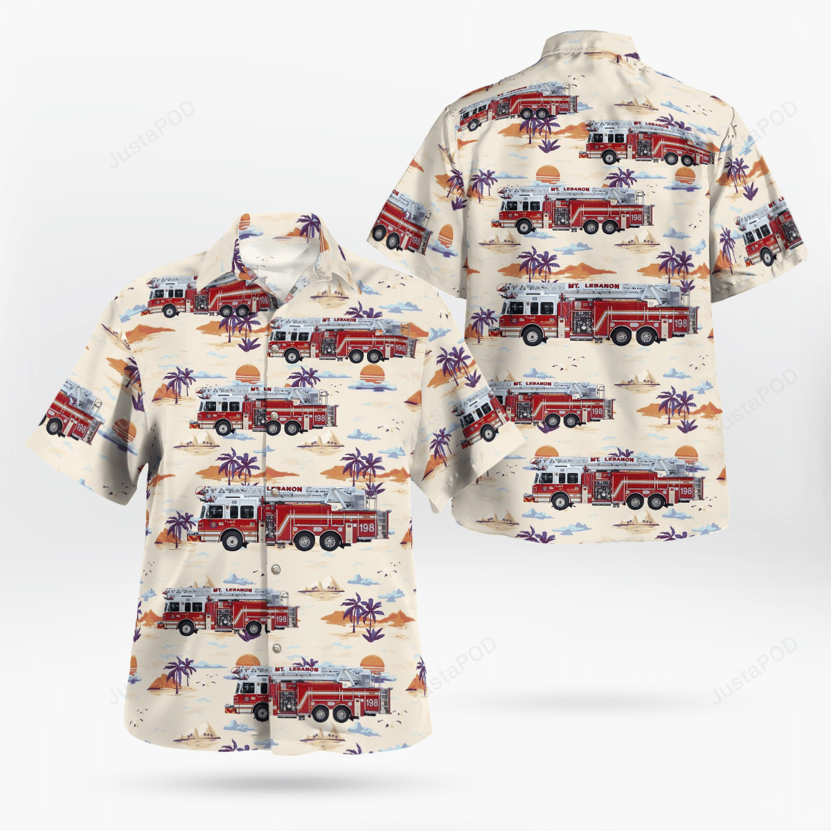 Lebanon Fire Department Hawaii Shirt Ha41065