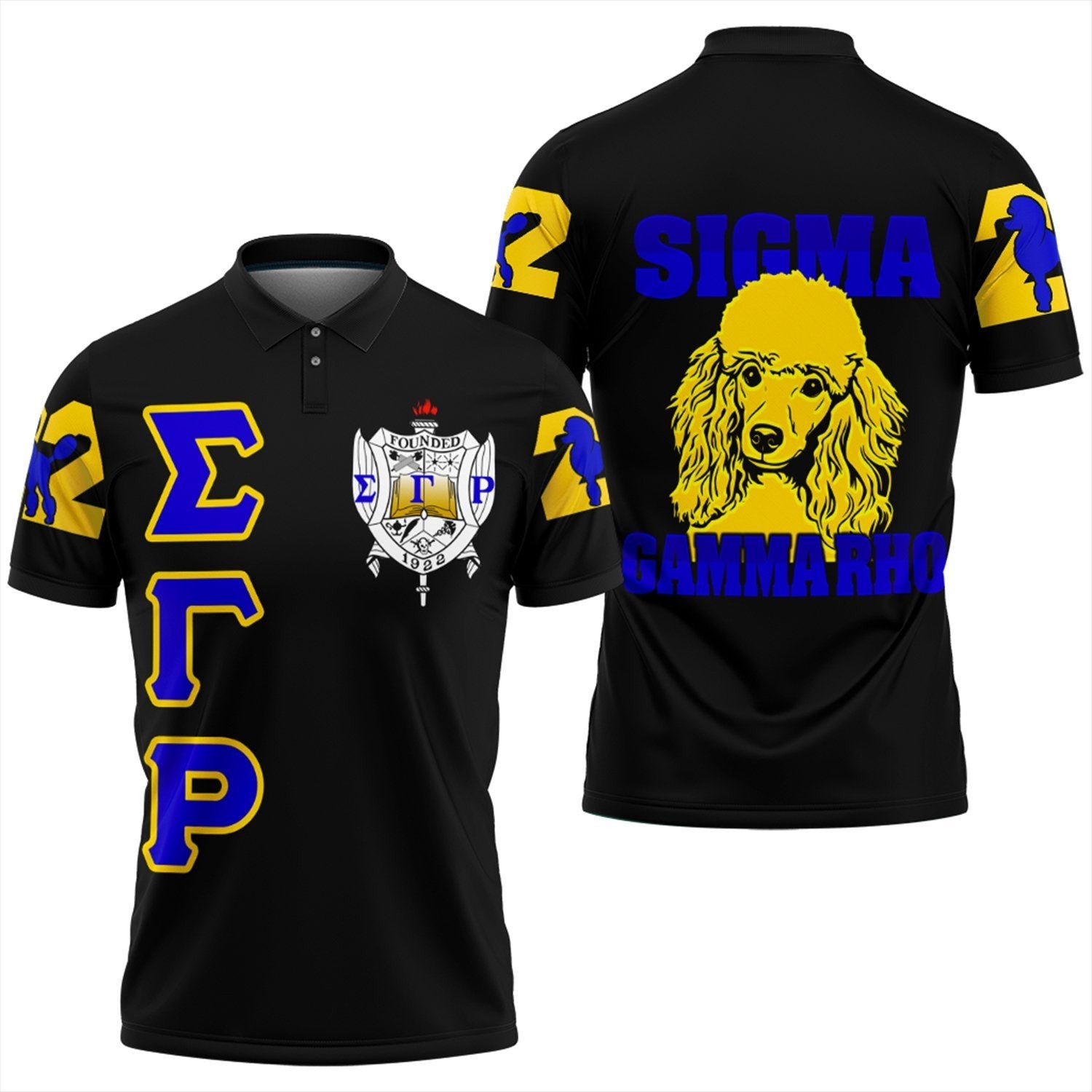 Sorority Polo – Sigma Gamma Rho Letters Polo Shirt