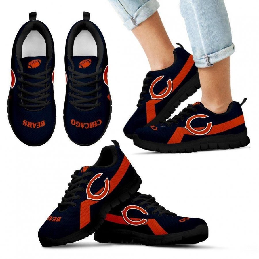 Chicago Bears Line Logo Sneakers #333