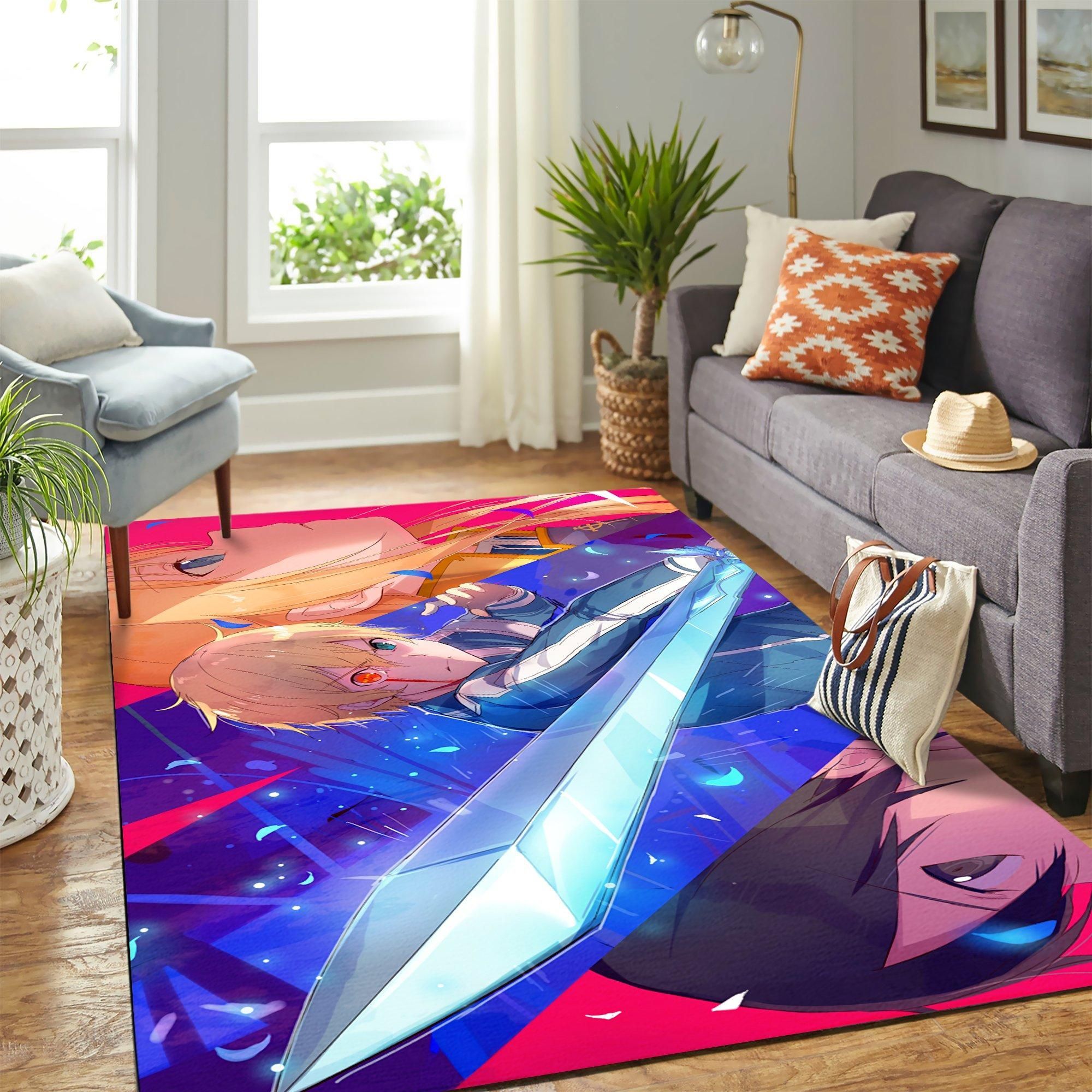 Eugeo Sao De Alicization Area Rug Geeky Carpet – home decor – Bedroom Living Room décor