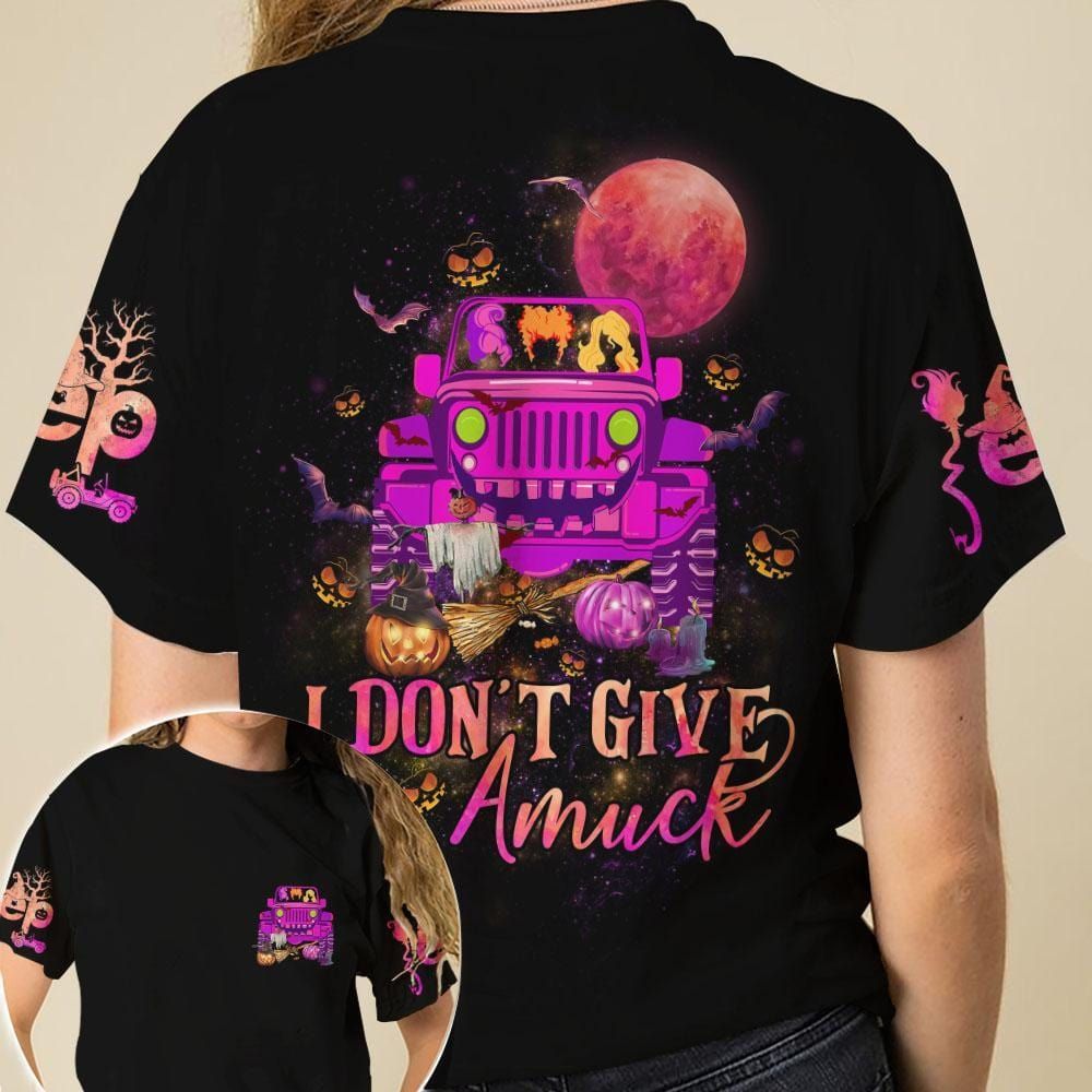 Jp Girl I Don’T Give Amuck Halloween Unisex T-Shirt 3D