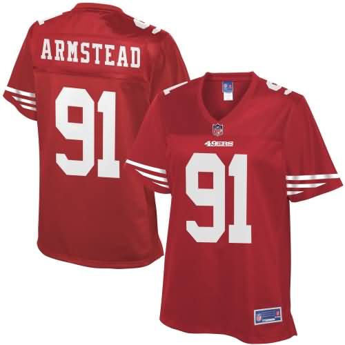 Womens San Francisco 49ers Arik Armstead NFL Pro Line Team Color Jersey