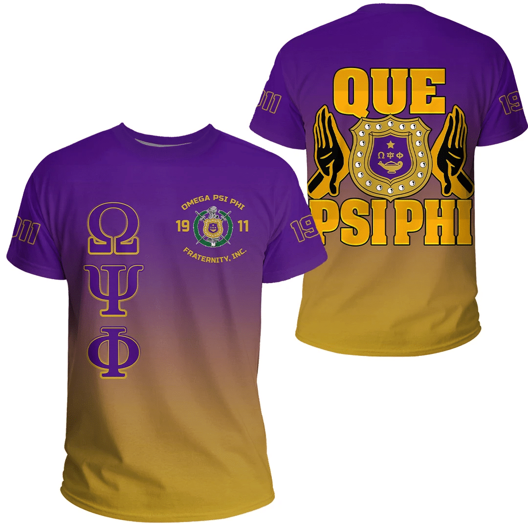 Fraternity Tshirt – Omega Psi Phi Gradient Tshirt