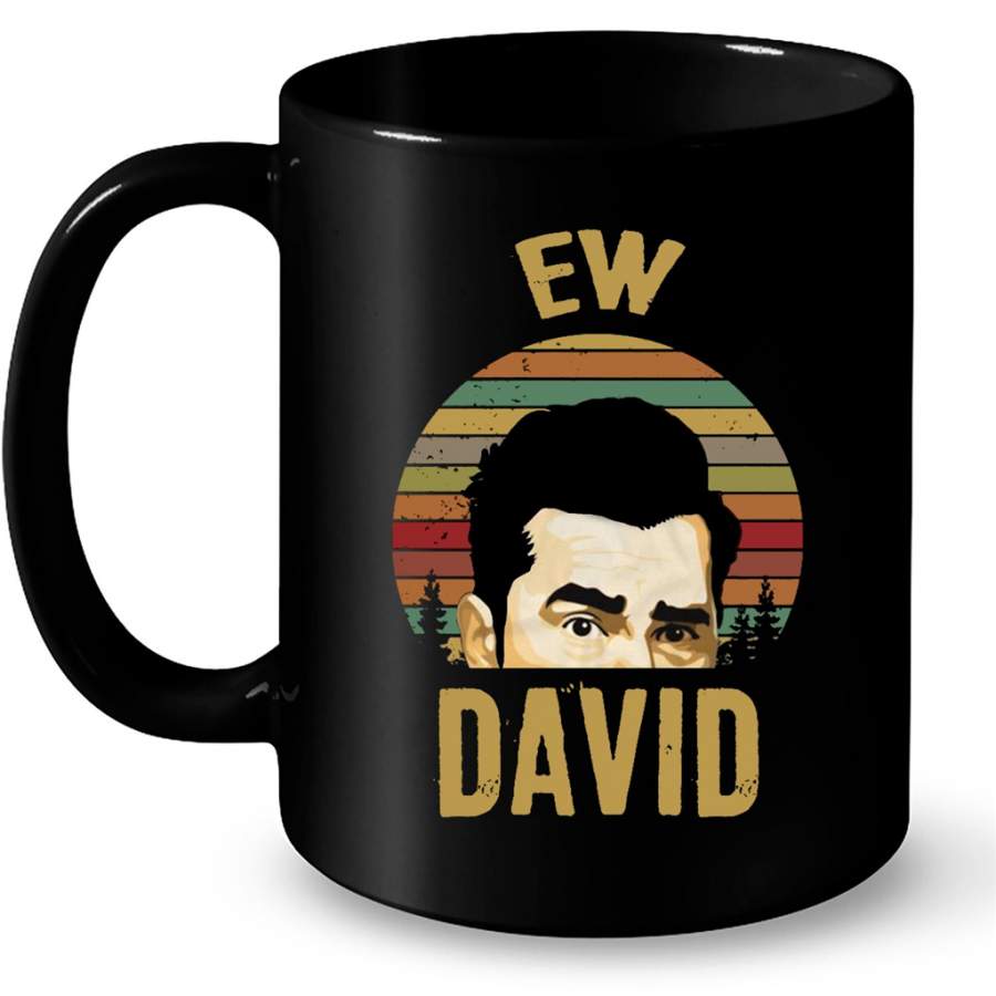 Ew David, Classic Vintage retro – Full-Wrap Coffee Black Mug