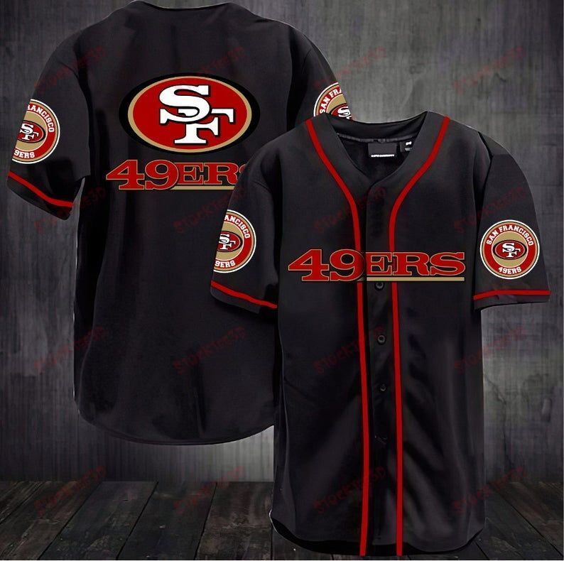 San Francisco 49Ers Personalized Baseball Jersey Shirt 37